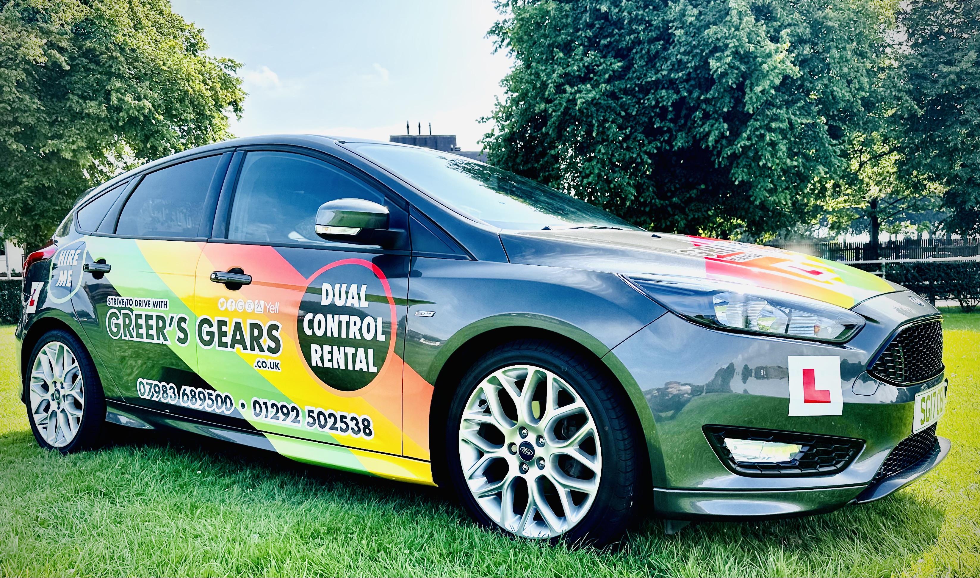 Dual control car hire in Scotland Greer's Gears Driving School